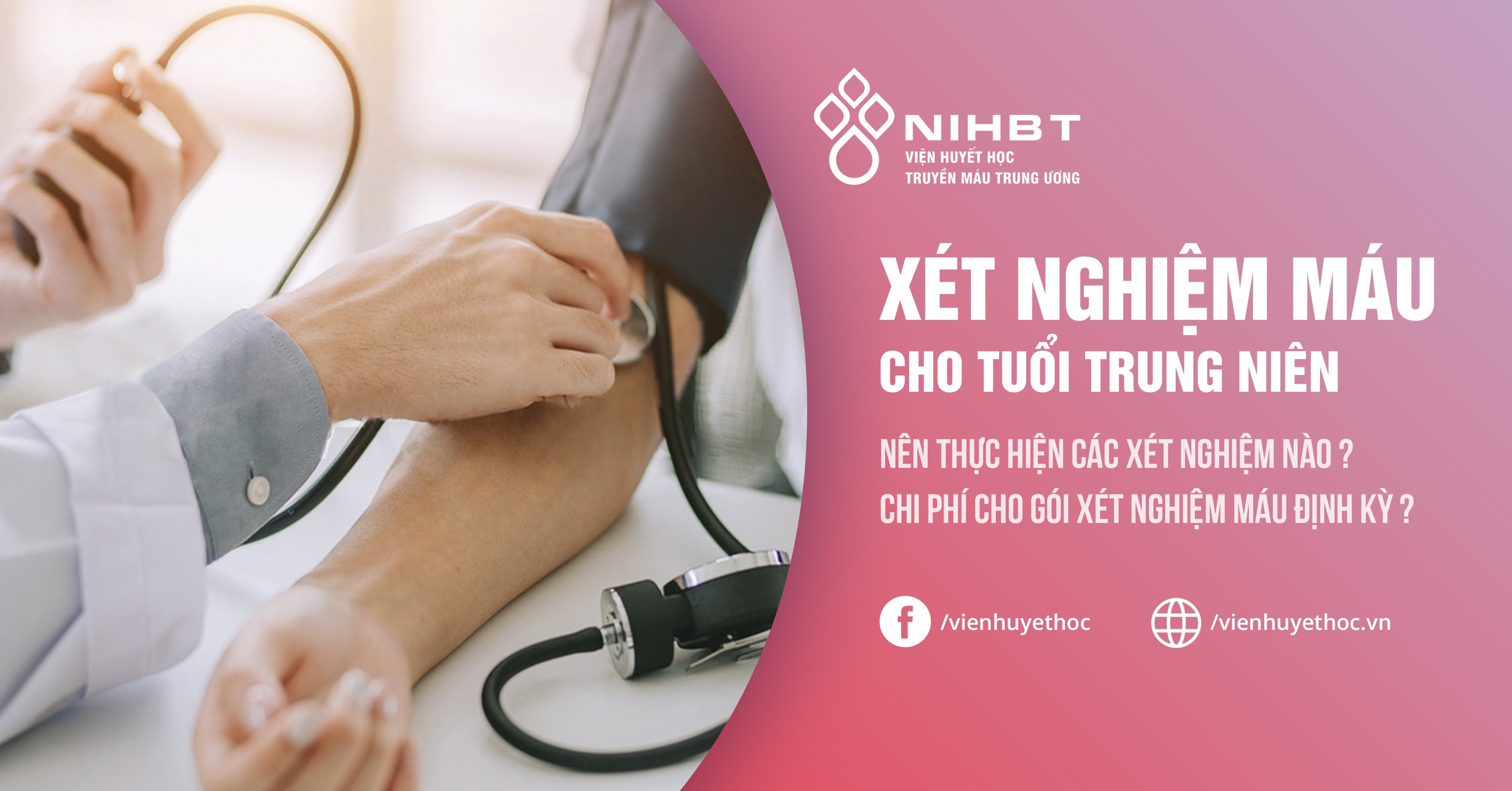 xét nghiệm máu cho tuổi trung niên